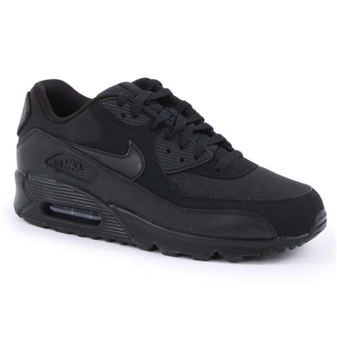 black Nike Air Max trainers